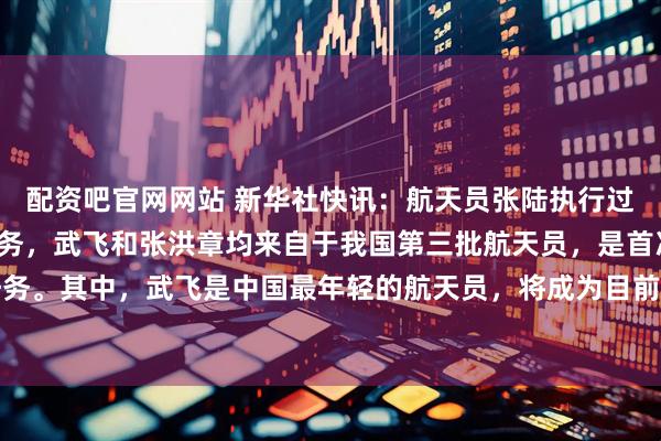 配资吧官网网站 新华社快讯：航天员张陆执行过神舟十五号载人飞行任务，武飞和张洪章均来自于我国第三批航天员，是首次执行飞行任务。其中，武飞是中国最年轻的航天员，将成为目前执行飞行任务时年龄最小的中国航天员